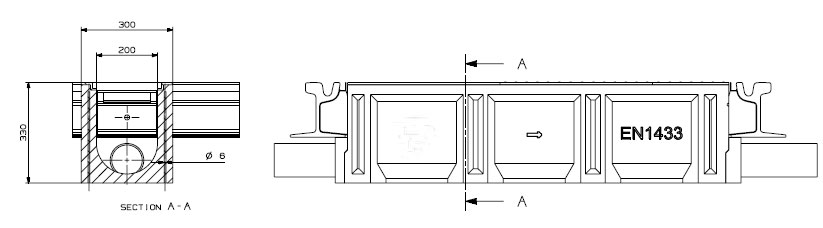 线性排水沟结构尺寸图