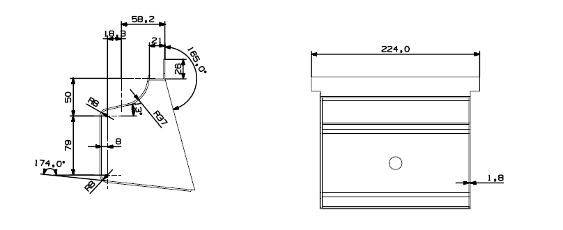 线性排水沟与轨道结合图