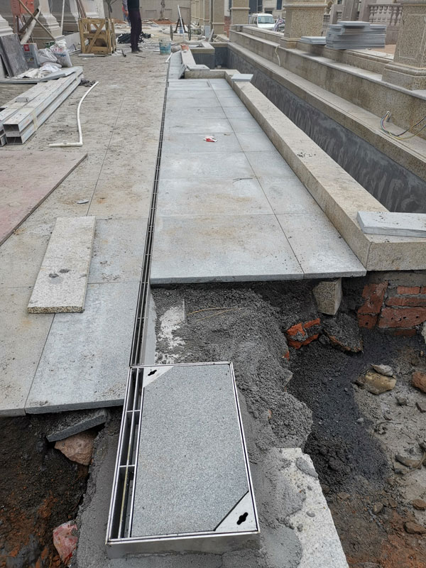 不锈钢排水沟盖板施工图